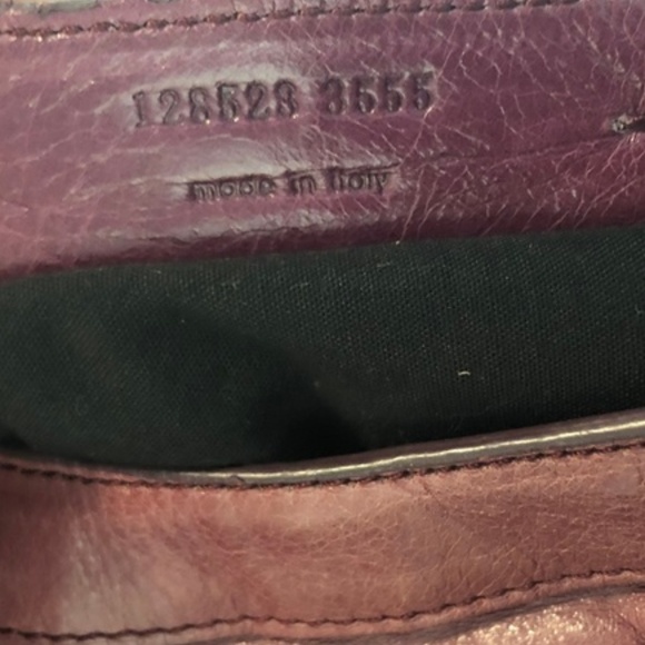 *SPECIAL EDITION* BALENCIAGA VIOLET LEATHER CITY BAG - Picture 9 of 9